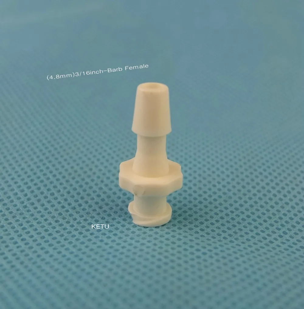 10pk  (4.8mm)3/16inch-Barb Female Luer Tapered Syringe Fitting (Nylon) ,Luer Lock Fitting Connector,printer machine part