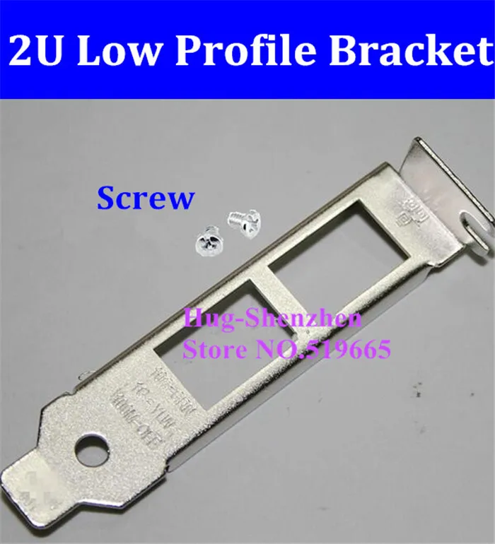 

High quality 2U Low 8CM half Profile Bracket for Intel X540-T2 E10G42BT 10G Network card with Screw