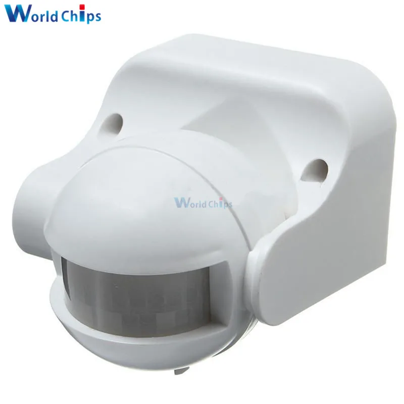 AC 220V-240V 180 Degree Outdoor IP44 Security PIR Infrared Motion Sensor Detector Movement Switch Max 12m 50Hz 3-2000LUX