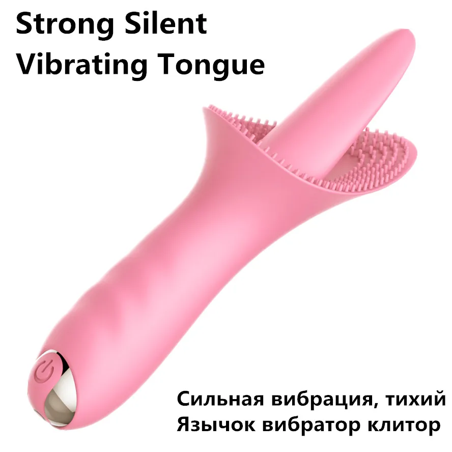 10 Speed Mute Mini AV Wand Clitoris Vibrator Oral licking Clit Anal Sex Toy Adult Products Vagina G-spot Masturbator For Women