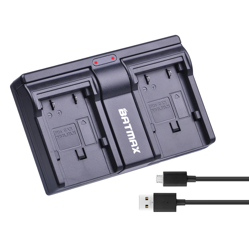 NB-2L NB 2L NB2L NB-2LH Dual USB Carregador de Bateria para Canon EOS 400D S80 S70 S50 S60 350D G7