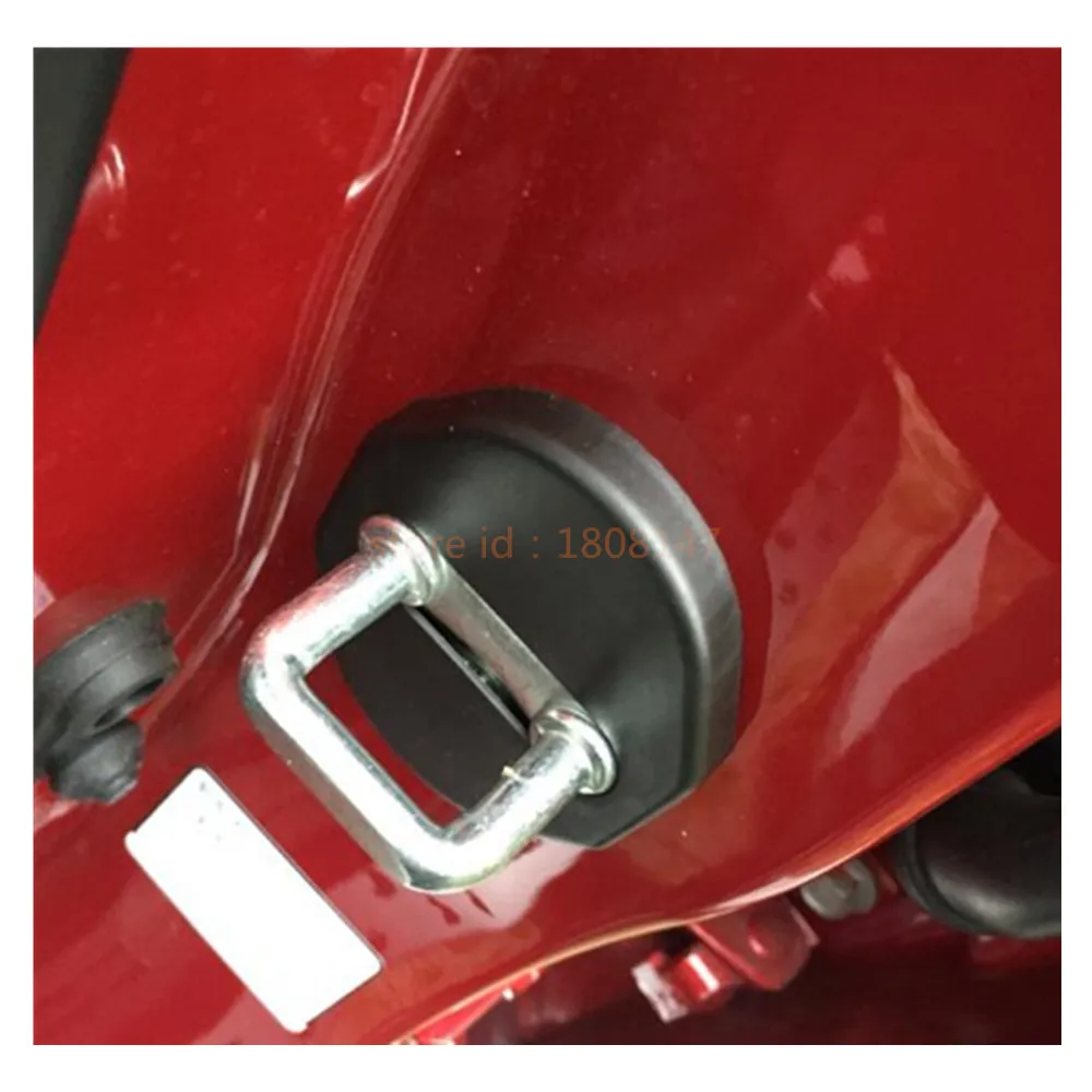 Interior Mobil Anti Karat Air Bukti Kunci Pintu Kunci Plastik Gesper Penutup 4 Buah untuk Mitsubishi ASX 2013 2014 2015 2016 2017 2018