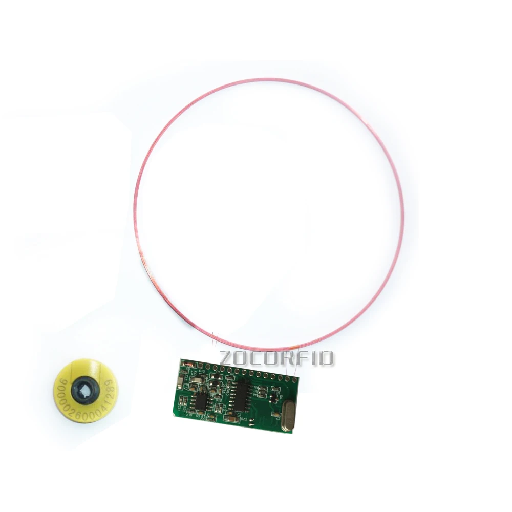 134.2KHZ FDX-B/HDX ISO11785 RFID Animal Tag Reader Module TTL Interface ISO11784/85 FDX/HDX