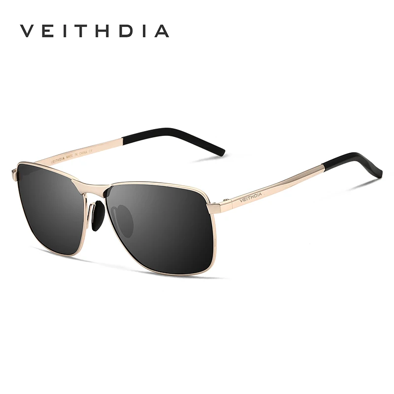 VEITHDIA Merk mannen Vintage Sport Zonnebril Gepolariseerde UV400 Lens Brillen Accessoires Mannelijke Outdoor Zonnebril Voor Vrouwen V2462