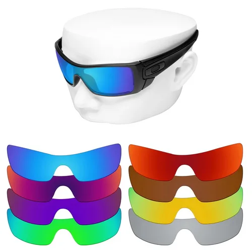Lentes de repuesto polarizadas OOWLIT para montura de gafas de sol Oakley Batwolf OO9101-multicolores