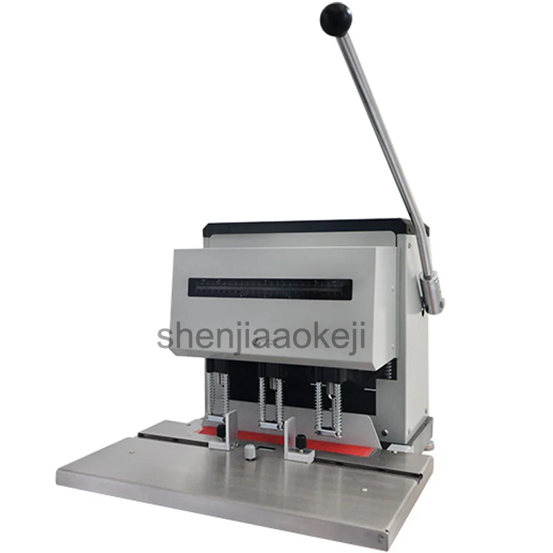 Electric three-hole drilling machine financial document binding machine electric ticket file drilling machine porous 220-240v1pc