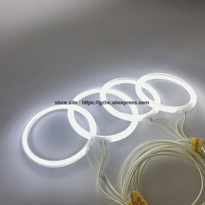 For Ford Focus II Mk2 2004 2005 2006 2007 2008 Ultra Bright Day Light DRL CCFL Angel Eyes Demon Eyes Kit Warm White  Ring