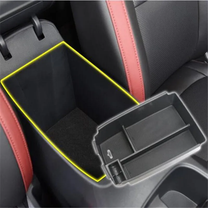 Car armrest box storage box central storage compartment compartment storage box car Accessories for KIA K4 Cachet 2017-2019