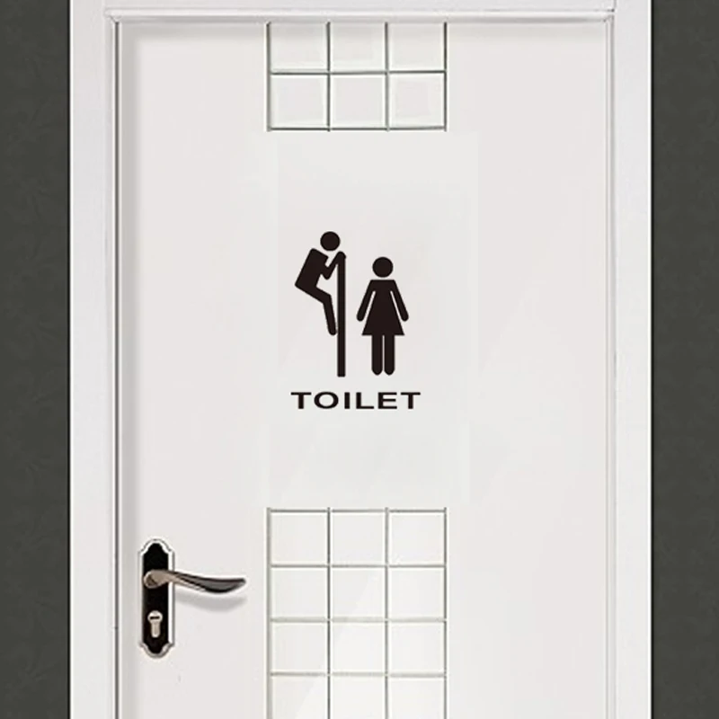 Waterproof Toilet Stickers Bathroom Decoration Wall Decal Decoration Diy Vinyl Art Creative Home Decor Posters