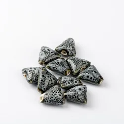 16# 20pcs Triangle Shape DIY Ceramic beads Not natural stone handmade China Ceramics beads  #A517A