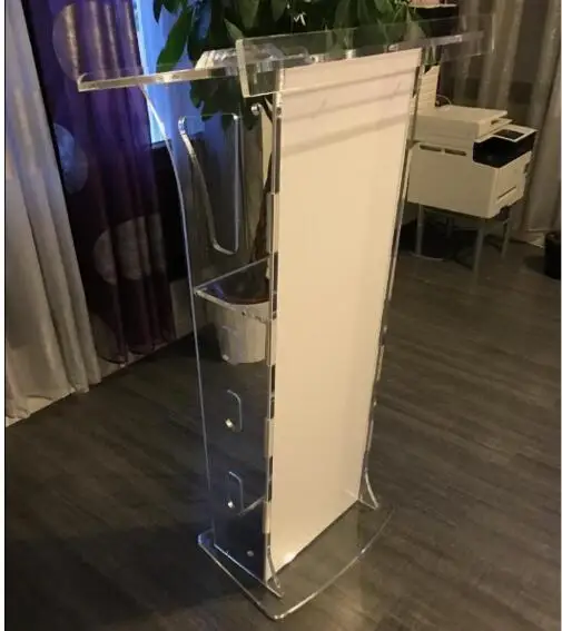 Móveis Frete Grátis HoYode Monterrey Preço Razoável Acrílico Pódio púlpito Púlpito Púlpito de acrílico púlpito de acrílico