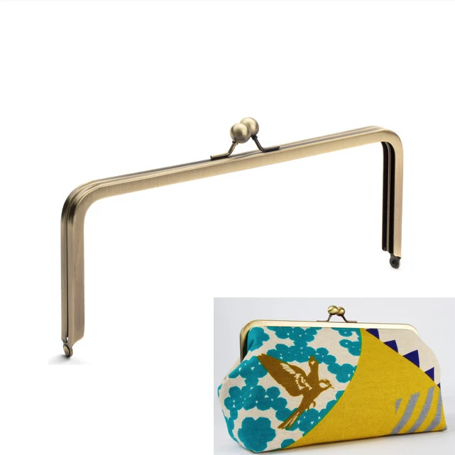 

10" x 4" Purse Frame with Ball Clasp 50pc - (PURSE FRAME FRM) Bag Accessories Fashion Metal Purse Handle