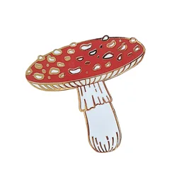 Mushroom Enamel Pin