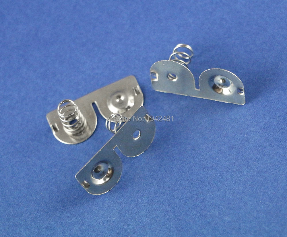 Terminali batteria da 500 pezzi Contatti a molla per supporto batteria alloggiamento GBC per GameBoy Color