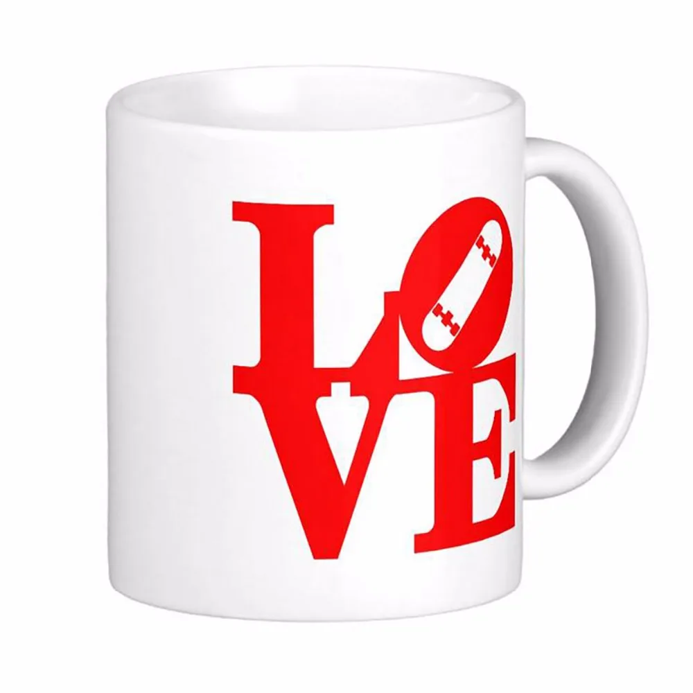 Lore Skate Deck Red High Quality White Coffee Mugs Tea Mug Customize Gift By LVSURE Ceramic Cup Mug Travel Coffee Mugs