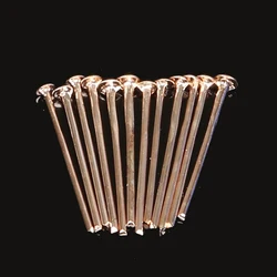 Mix Size 16 20 24 30 38 45mm Rose Gold Head Pins Findings T-Shape DIY Fashion Jewelry Accesories