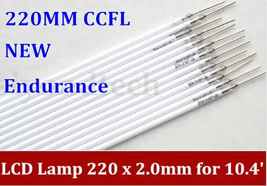 Hot Sale 10PCS  CCFL 220MM LCD LAMPS 10.4inch 10.4'' 220*2.0mm  LCD Backlight Lamp LCD Monitors