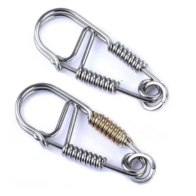 Creative Handmade Stainless Steel Outdoor Tactics Keylink Brass waist hanging personality keyring