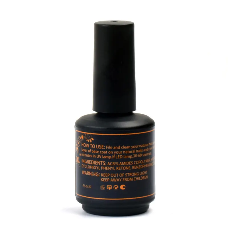 Fengshangmei 15Ml Langdurige Rubber Base Coat Gel Nagellak Matte Rubber Top Coat Uv Gel Vernissen Art Design foundation