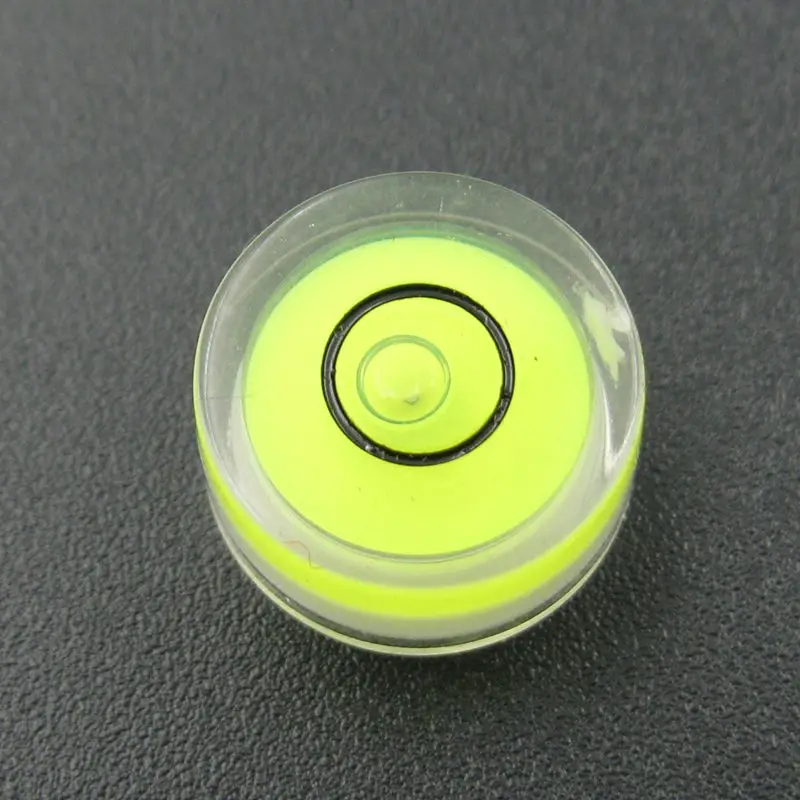 HACCURY 11.8*6mm High Accuracy spirit Level of beads Arcylic Round Mini bubble level tools horizontal instrument