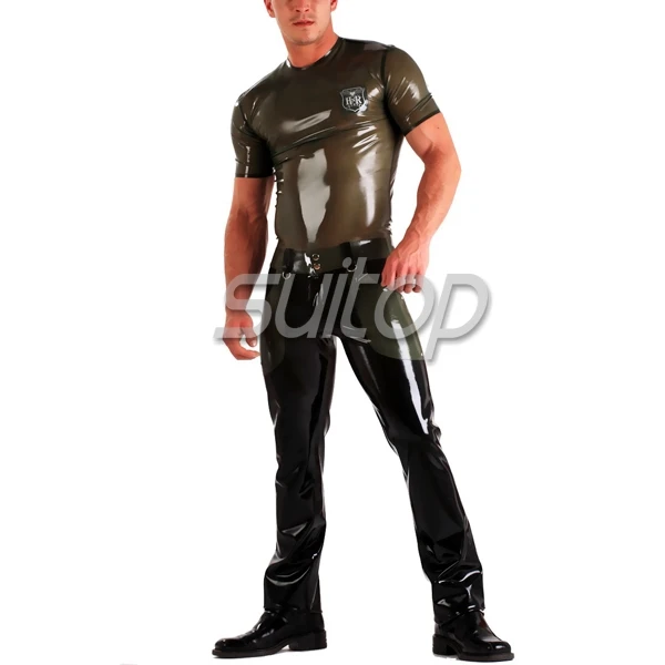 Rubber Latex  Men\'s Combat rubber trousers man