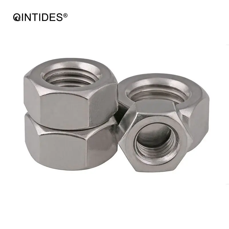 QINTIDES M45 dadi esagonali con filettature metriche 304 in acciaio inox esagonali dadi M45 dado