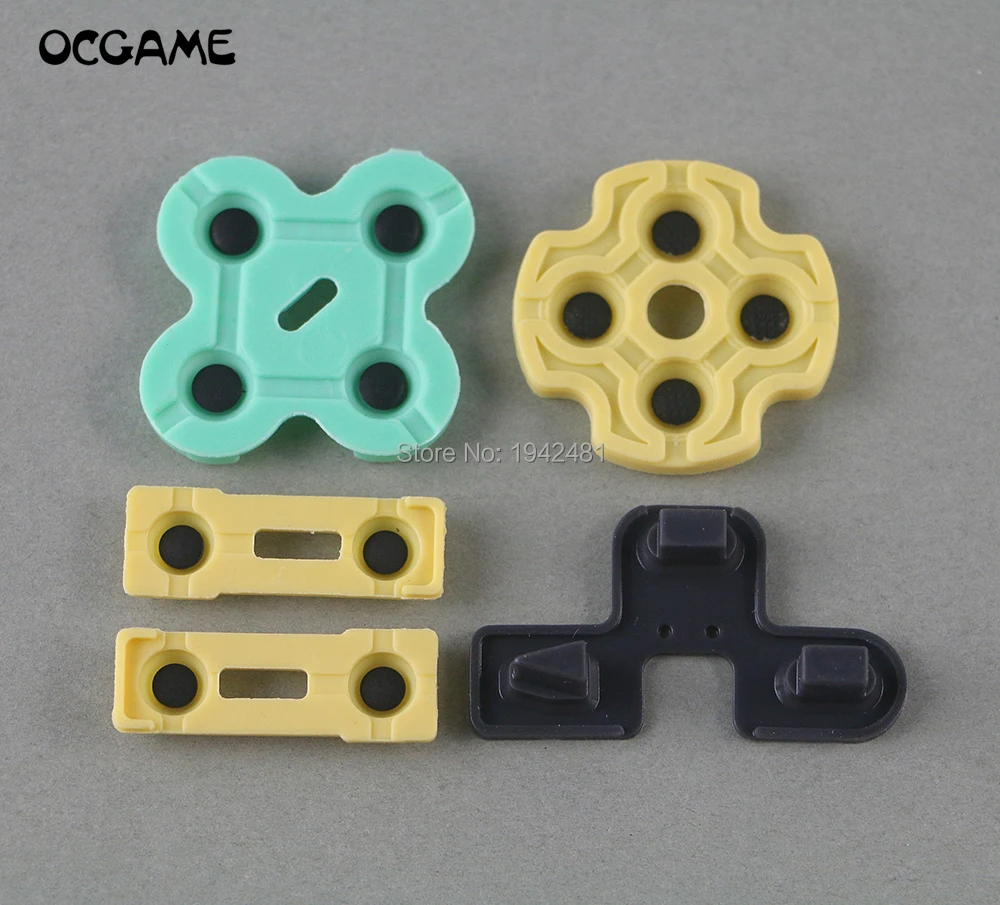 

50sets For Sony PS2 Controller Repair Conductive Rubber Silicon Pads For Playstation 2 Handle A Version Replacement