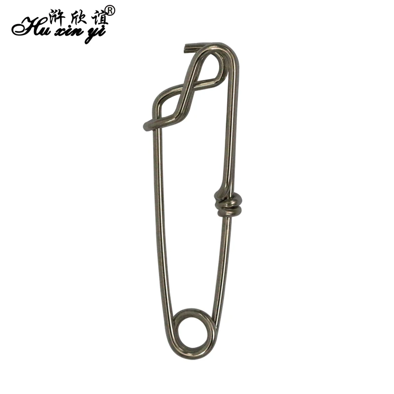 

HXY PCS 5 SIZE(2.6*100mm)Stainless steel fishing accessories Close eye snap swivel fishing tackle fishing hook connector swivels