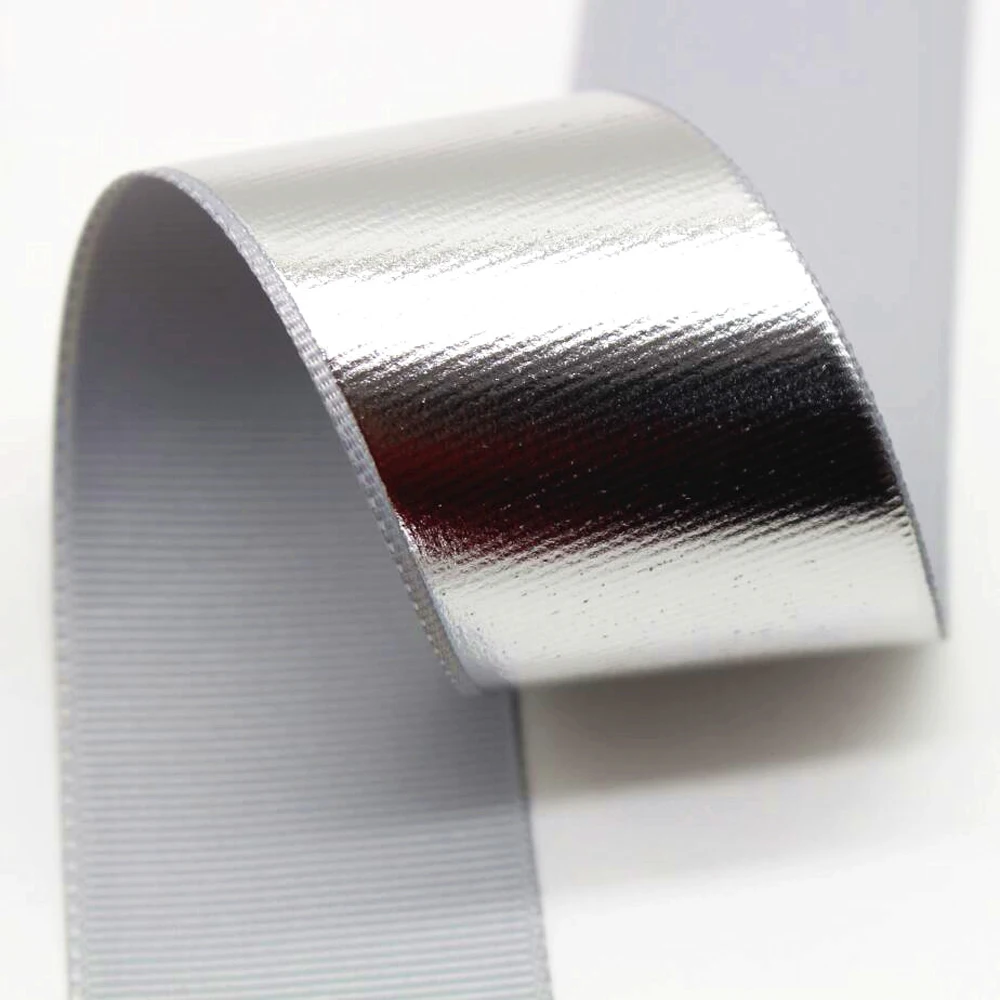 1-1/2 38mm silver ribbon 10 yards DIY handmade material gift wrap for bows tiara grosgrain