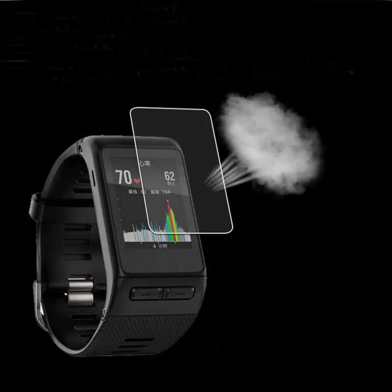 Película protectora transparente de TPU suave para reloj de pulsera inteligente Garmin Vivoactive HR, cubierta protectora de pantalla completa (no de vidrio), 2 uds.