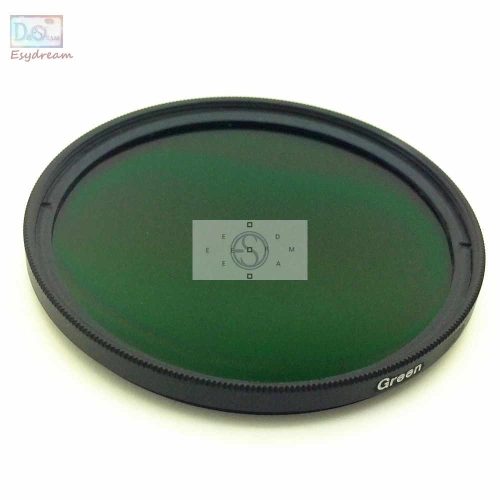 Full Green Color Lens Filter for Canon Nikon Camera Lenses 37 40.5 46 49 52 55 58 62 67 72 77 mm 49mm 52mm 55mm 58mm 67mm 77mm