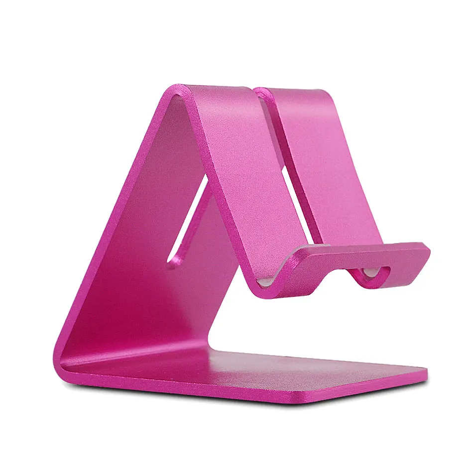 Universal Aluminum Metal Cell Phone Tablets PC Desk Stand USB Charger Dock For iPhone 5 6 6s Plus 7 7 4 se 8 Desktop Sync Stand