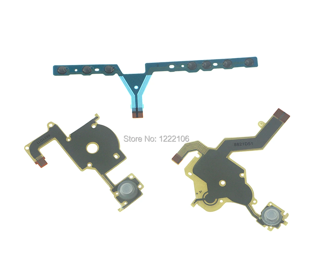 10sets اليسار الأيمن أزرار زر شريط مرن كابل الجمعية الكابلات المرنة استبدال إصلاح أجزاء مكون ل PSP 3000