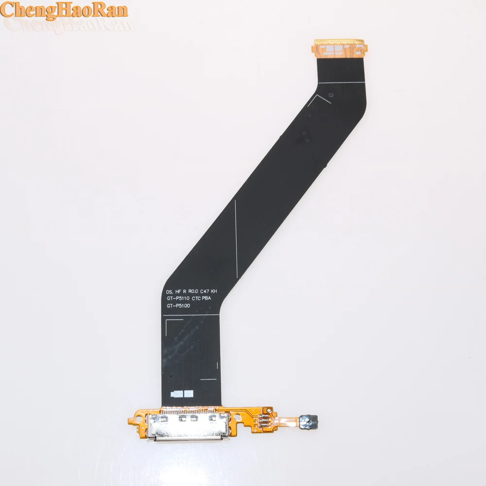 1PCS For Samsung Galaxy Tab 2 P5100 Tab 3 P5210 P5200 Charger Charging Flex Cable USB Dock Connector Port + Microphone Cables