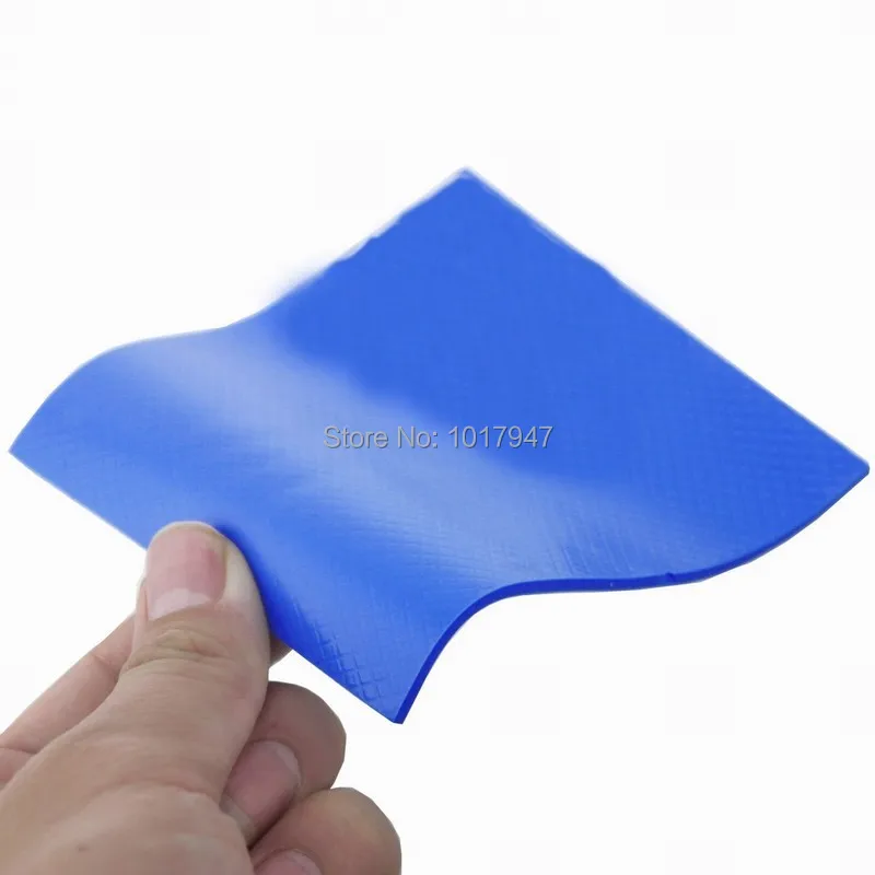 1Pieces Blue 100x100x2mm Computer PC GPU SMD DIP IC Silicone Compound Conductive Thermal Pad 2MM