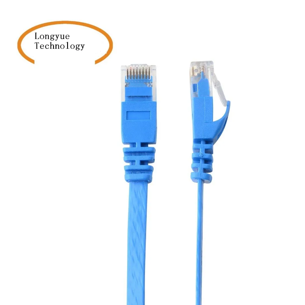 1000PCS/lot  0.3m 1m 1.5m 2m 3m 5m 10m CAT 6 Flat UTP Ethernet Network Cable RJ45 Patch LAN cable  BY dhl/fedex /ups