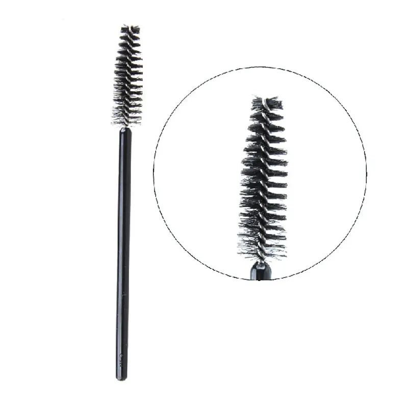 100Pcs Disposable Eyelash Brushes Black Mascara Wands Applicator Eye lashes Cosmetic Brush Maquiagem Cilio Makeup Tool