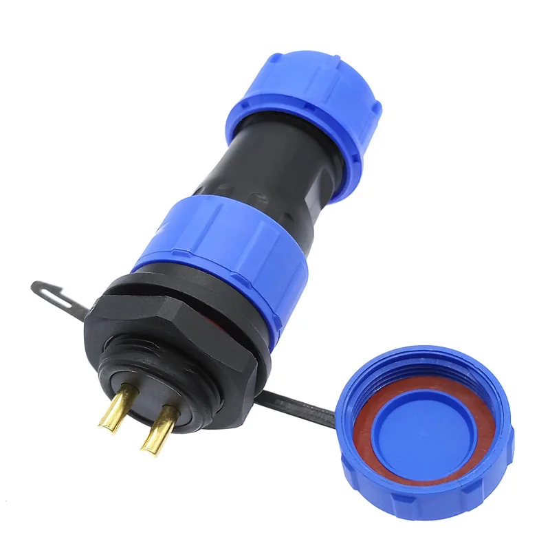 SP2110 SP2112 waterproof connector SP21 back nut 2pin 3pin 4pin 5pin 7pin 9pin 12 pin IP68 connectors plug and socket