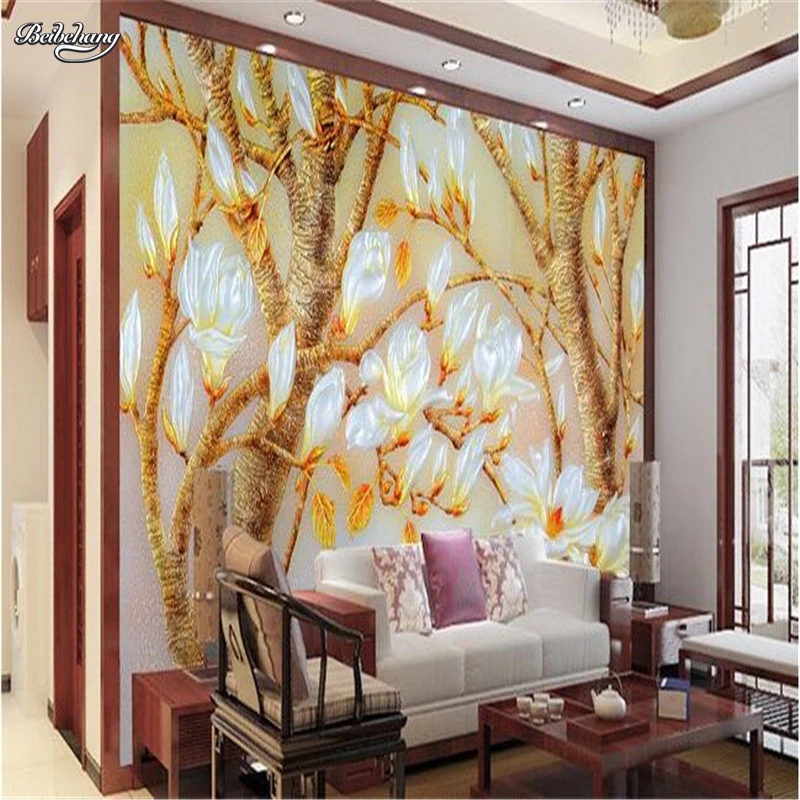 

beibehang mural art decor picture backdrop Modern oil living room hotel restaurant cash cow canvas wall painting mural panel