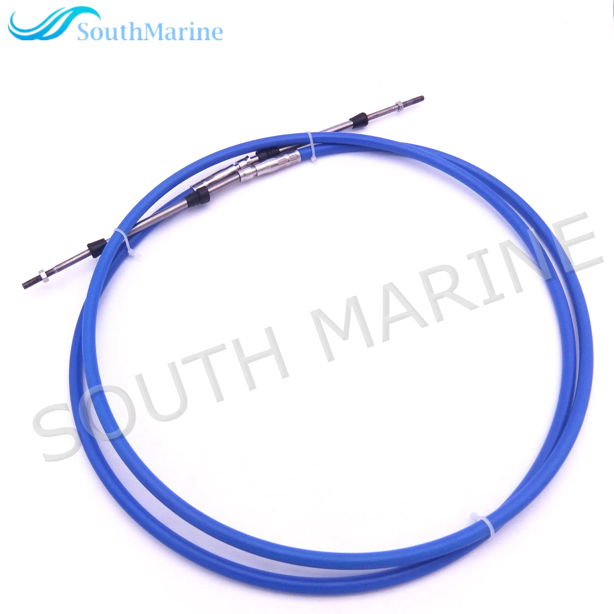 Remote Control Throttle Shift Cable 10ft ABA-CABLE-10-GY Outboard Engine for Yamaha Boat Motor Steering System 3.048m Blue