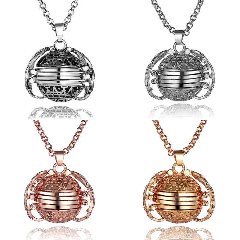 Exquisite DIY Foto-Aufbewahrungsanhänger, 4 Farben, Engelsflügel, Medaillon, Halskette für Frauen, Sommer, romantischer Schmuck, Modeaccessoires