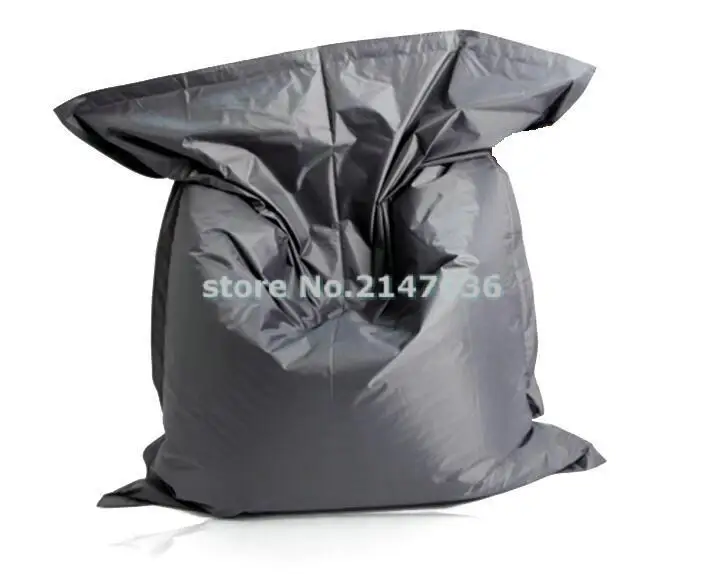 dark grey fatball lazy boy beanbag chair with waterproof polyester , good quality never tear bean bag sleeping chair