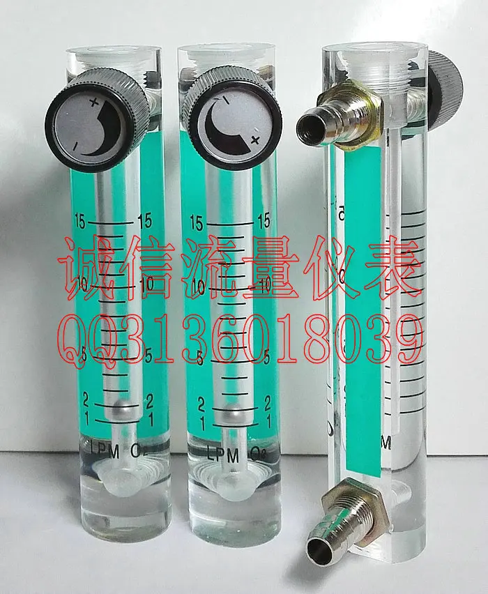 LZM-6T oxygen flow meter 2-20L/min small circular panel oxygen flowmeter