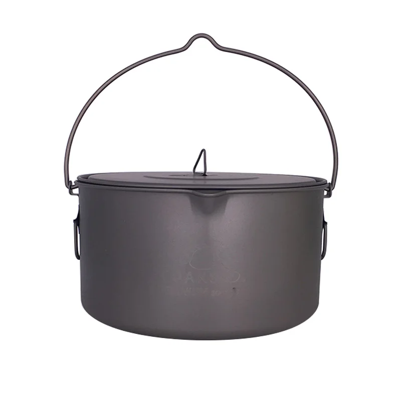 

TOAKS TITANIUM POT WITH BAIL HANDLE Outdoor Camping Pot Lightweight Equipment 750ml 1100ml 1300ml 1600ml 2000ml