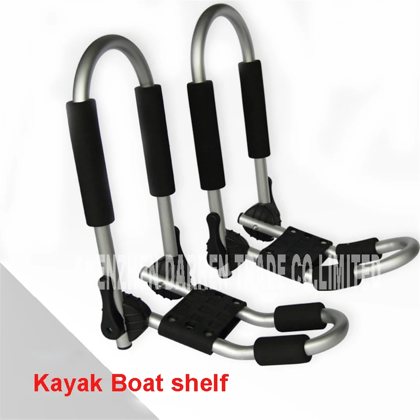 

1 set Y02025 fold j-style kayak carrier canoe kayak rack luggage rack stacker holder aluminum alloy Canoe Kayak Boat shelf