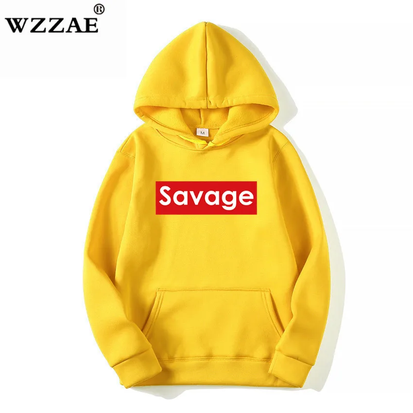 2023 New Savage Hoodie Streetwear Hip Hop Blue light grey dark grey black Hooded Hoody Mens Hoodies and Sweatshirts Size S-XXL