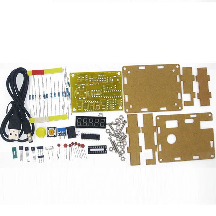 1PCS DIY Kits 1Hz-50MHz Crystal Oscillator Tester Frequency Counter TESTER Meter Case Best Price Durable DIY Led Kit