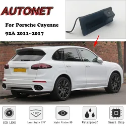 AUTONET bagażnika samochodu uchwyt kamery dla Porsche Cayenne 92A 2011 2012 2013 2014 2015 2016 2017 noc Visioin z tyłu kamera