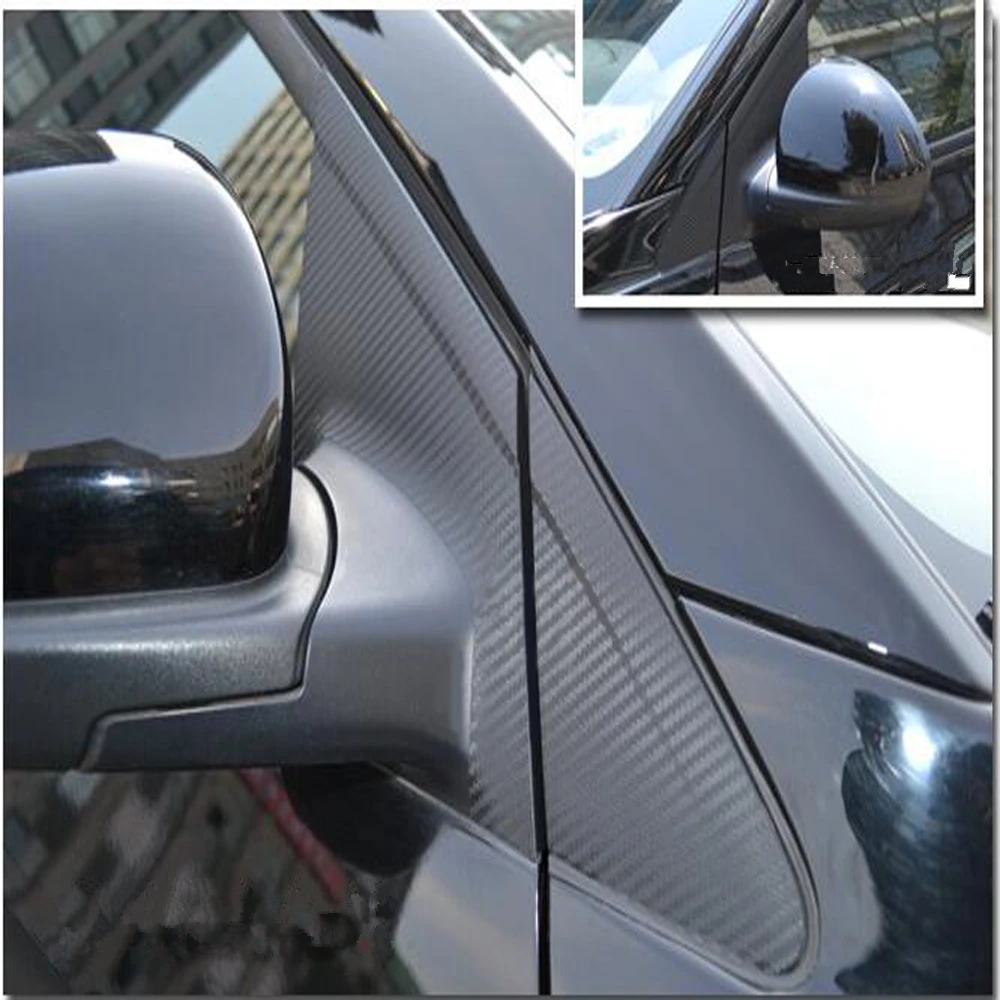 Car Exterior Accessories Carbon Fiber Decorative Window Center Pillar Sticker For Chevrolet Cruze 2009 To 2016 12PCS per set