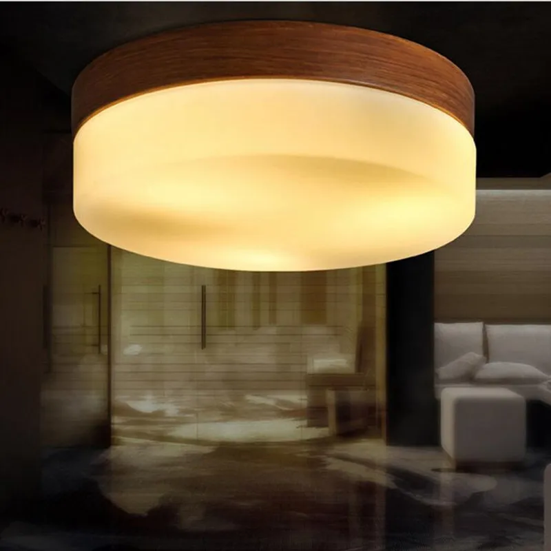 

Nordic Retro Led Ceiling Lamp Creative Warm Bedroom Aisle Coffee Shop Decorative Round Light Fixtures Free Shipping